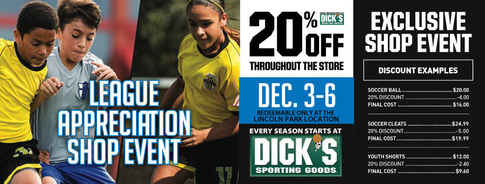 AYSO Region 418 20% OFF SHOP EVENT