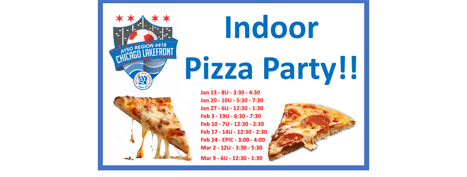 Indoor Soccer - Pizza Party Celebration