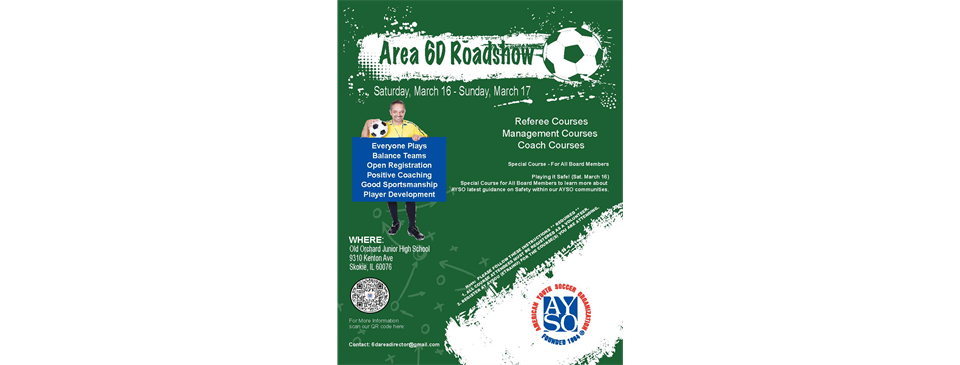 AYSO Spring Training Road Show