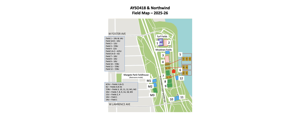 2025/26 Field Map & Info